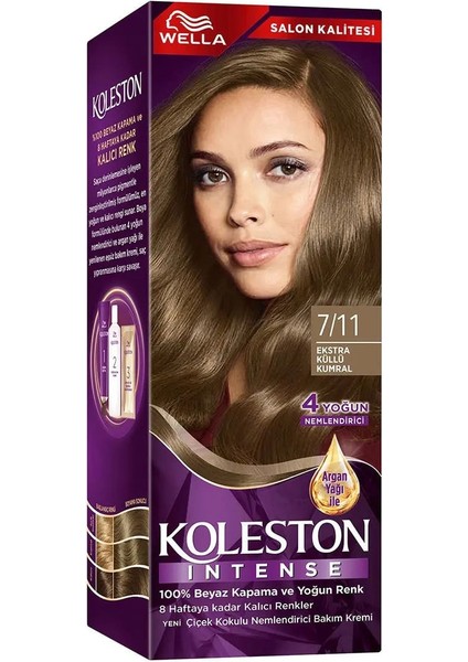 Koleston Intense Saç Boyası 7/11 Ekstra Küllü Kumral - Salon Kalitesi