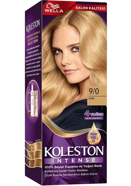 Koleston Intense Saç Boyası 9/0 Sarı - Salon Kalitesi