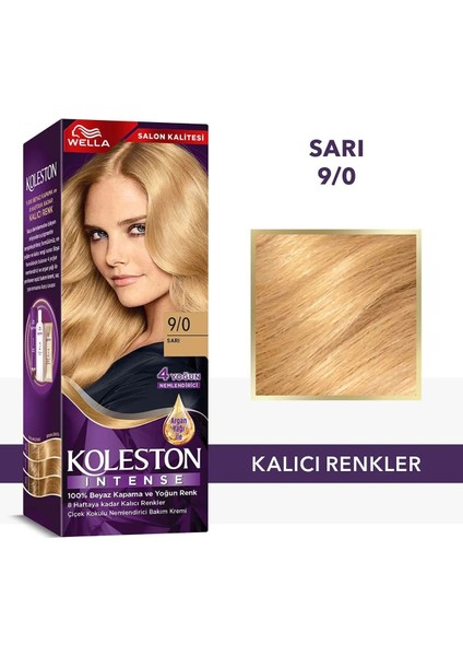 Koleston Intense Saç Boyası 9/0 Sarı - Salon Kalitesi