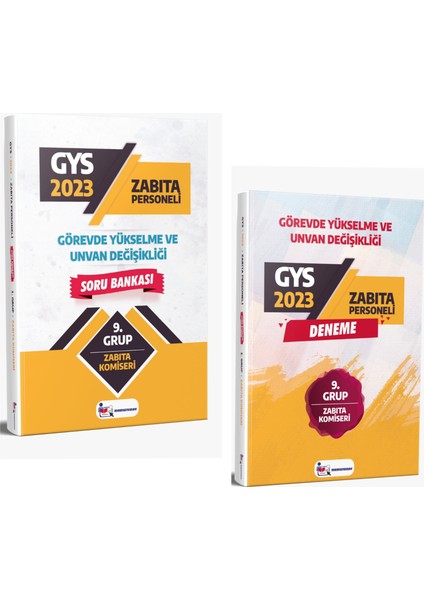 2023 Yerel Yönetimler (Zabıta Komiseri) 9. Grup 2'li Set