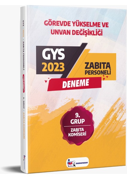 2023 Yerel Yönetimler (Zabıta Komiseri) 9. Grup 2'li Set