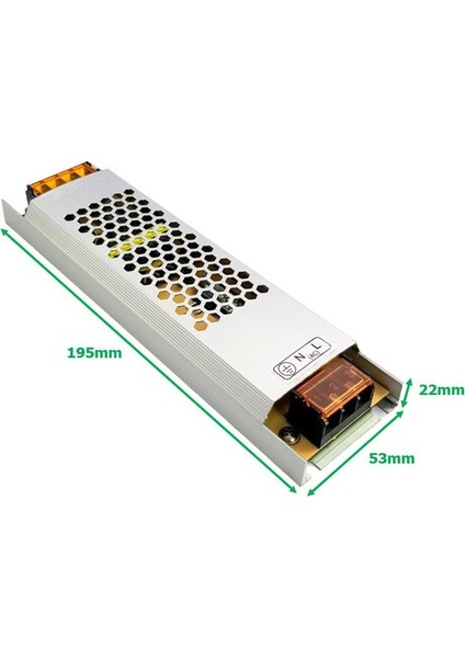 12 Volt 17 Amper Adaptör Ultra Slim LED Trafosu