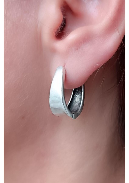 Kavisli Şekilli Kadın Küpe Çift Adet Gümüş Kaplama El Yapımı Kadın Küpe fiyatları