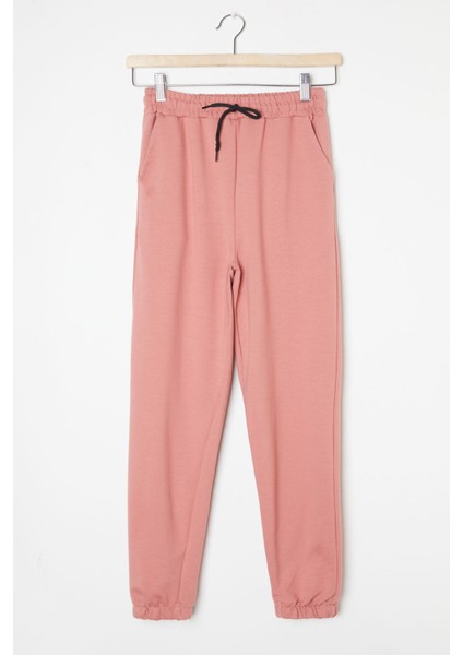 Pembe Bel ve Paça Lastikli Basic Kız Çocuk Eşofman Altı 16245 fiyatları