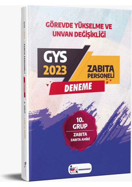 2023 Yerel Yönetimler (Zabıta Amiri) 10. Grup 2'li Set