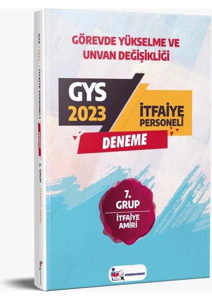 2023 Yerel Yönetimler (Itfaiye Amiri) 7. Grup 2'li Set