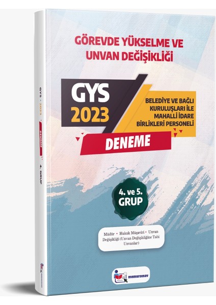 2023 Yerel Yönetimler 4. ve 5. Grup 2'li Set