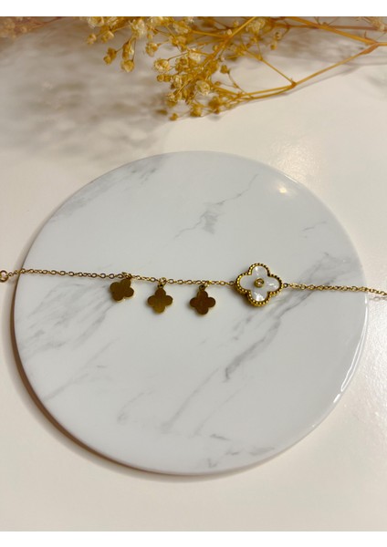 Çelik Marka Model Sedefli Bileklik Gold fiyatları