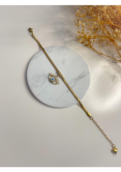 Çelik Lucky Göz Bileklik Gold fiyatları