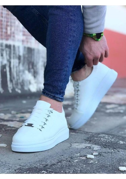 Wagoon WG08 Beyaz Düz Erkek Casual Ayakkabı fiyatları