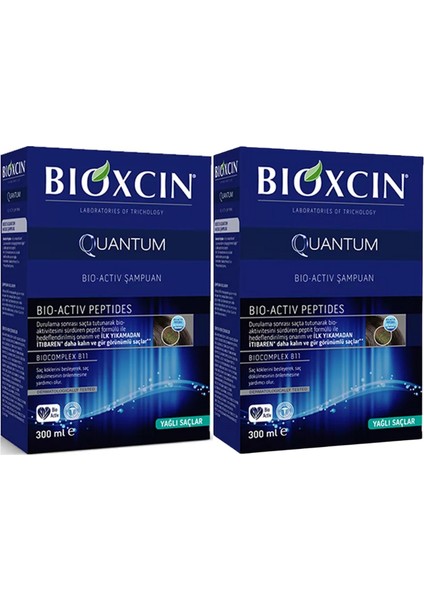 Quantum Yağlı Saçlar İçin Şampuan 300 ml x 2 Adet