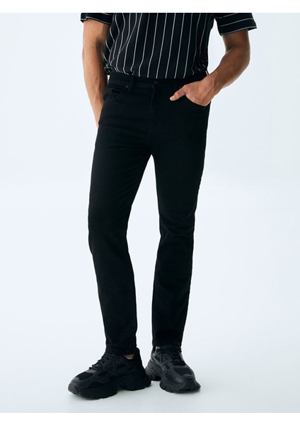 Erkek Sawyer Y Dar Paça Orta Bel Jean Pantolon fiyatları