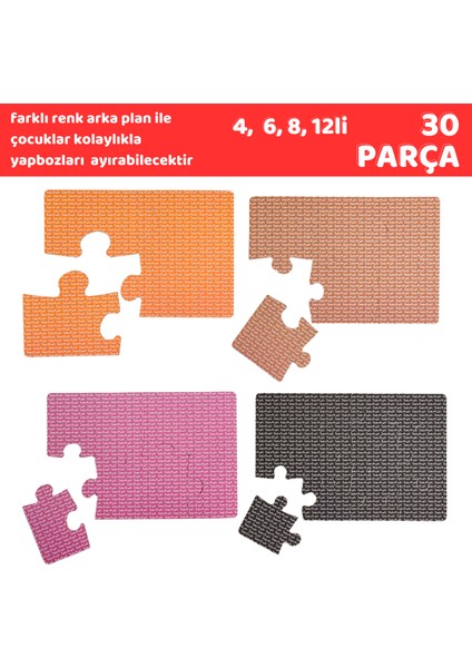 Level Up | Kademeli Taşıtlar Puzzle | 30 Parça 2+ Yaş fırsatları