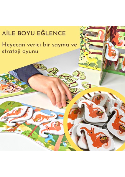 Sneaky Squirrel | Sinsi Sincaplar Matematik Temel Beceri Geliştirici Strateji Kutu Oyunu | 4+ Yaş fiyatları