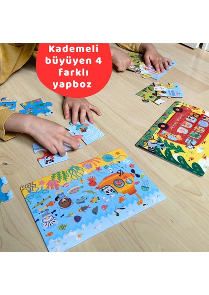 Baby Puzzle Başlangıç Seti | Ilk Yapbozlarım 48 Parça 12+ Ay modelleri
