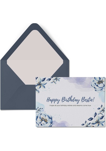 Kartpostal - Tebrik Kartı & Zarf Happy Birthday Doğumgünü Iyi Ki Doğdun