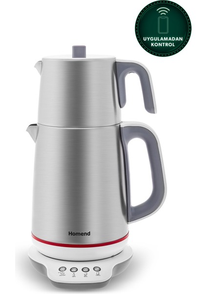 Royaltea Smart 1790H Inox Konuşan Çay Makinesi (Wi-Fi)