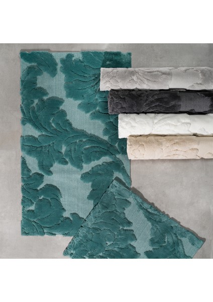 Lavıl Pamuk Paspas Seti Koyu Gri