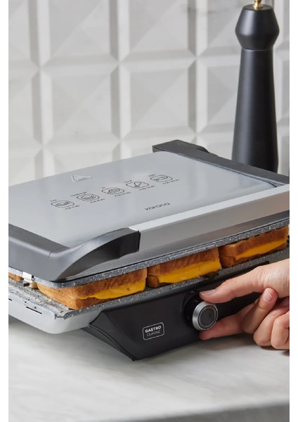 Gastro Classic Izgara ve Tost Makinesi Silver