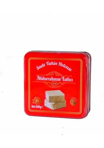 Sade Tahin Helvası Teneke Kutu (300 G)