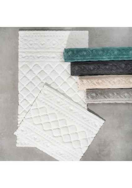 Henra Pamuk Paspas Seti Koyu Gri