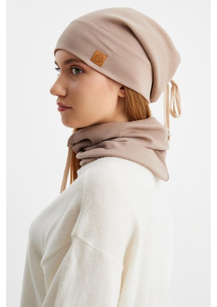 Sütlükahve 3'ü Bir Arada Balıkçı Style Bere +İpli Bere + Boyunluk Hafif Pamuklu Kışlık Set fırsatları