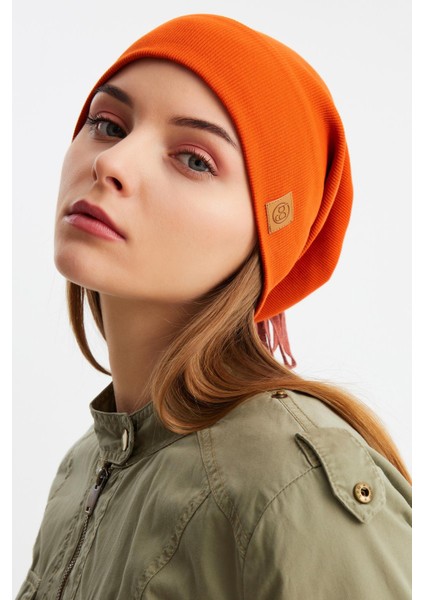 Kiremit Kadın Pamuklu Kaşkorse Terletmez Ultra Hafif ve Yumuşak Bere Boyunluk Takım indirimleri