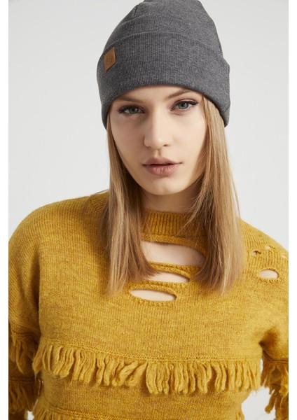 Kadın Genç Kız Füme Şapka Bere Spor Rahat Pamuklu El Yapımı modelleri