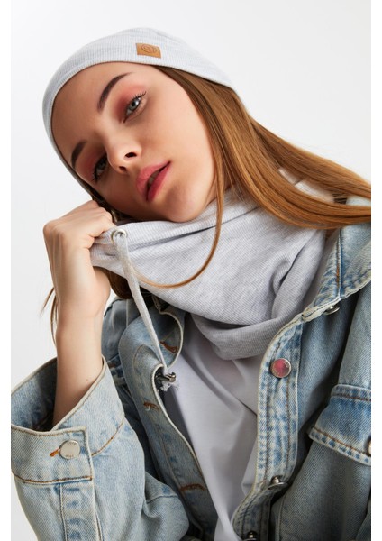 Melanj Kadın Pamuklu Kaşkorse Terletmez Ultra Hafif ve Yumuşak Bere Boyunluk Takım modelleri