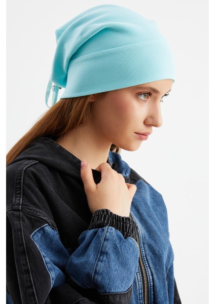 Aqua Kadın Pamuklu Kaşkorse Terletmez Ultra Hafif ve Yumuşak Bere Boyunluk Takım indirimleri