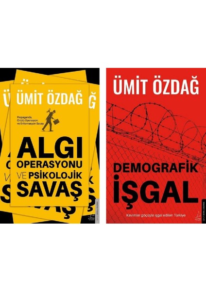 Algı Operasyonu ve Psikolojik Savaş - Demografik Işgal /orjinalkitap - 2 Kitap Set - Ümit Özdağ
