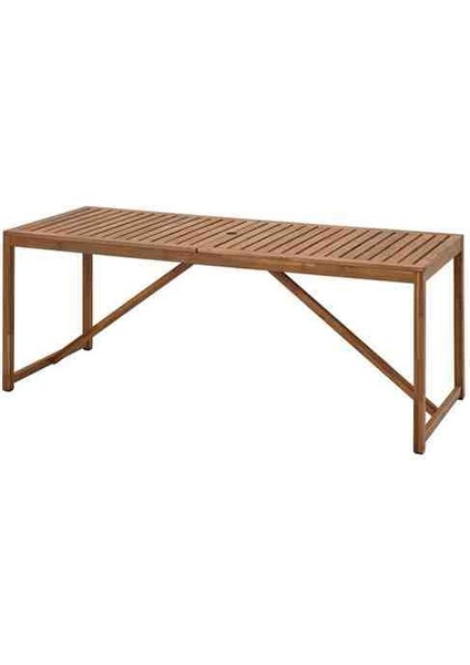 Akdeniz Nämmarö Açık Kahverengi 200X75 cm Yemek Masası