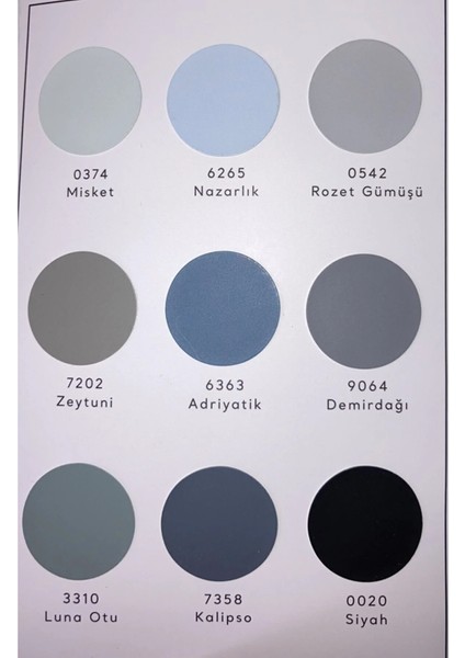 Su Bazlı Saf Akrilik Ipek Mat Boya modelleri