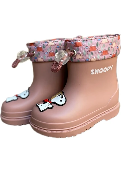 Bımbı Snoopy W10277-042  Kız Erkek Çocuk Yağmur Çizmesi