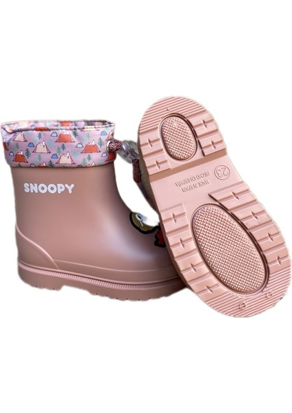 Bımbı Snoopy W10277-042  Kız Erkek Çocuk Yağmur Çizmesi