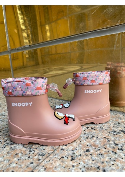 Bımbı Snoopy W10277-042  Kız Erkek Çocuk Yağmur Çizmesi