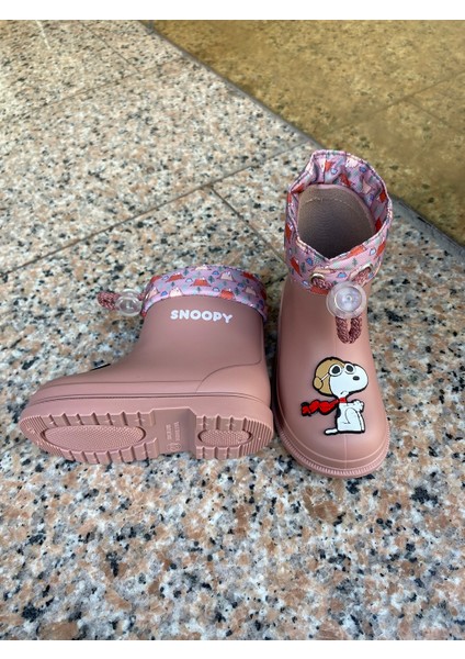 Bımbı Snoopy W10277-042  Kız Erkek Çocuk Yağmur Çizmesi