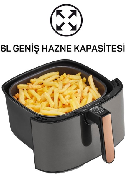 AR2074-B Airtasty Xl Airfryer 6l Sıcak Hava Fritözü - Bakır