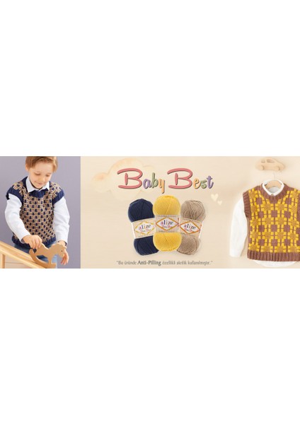 Baby Best Anti-Pilling Bebe El Örgü Ipi - 81 Yavru Agzı