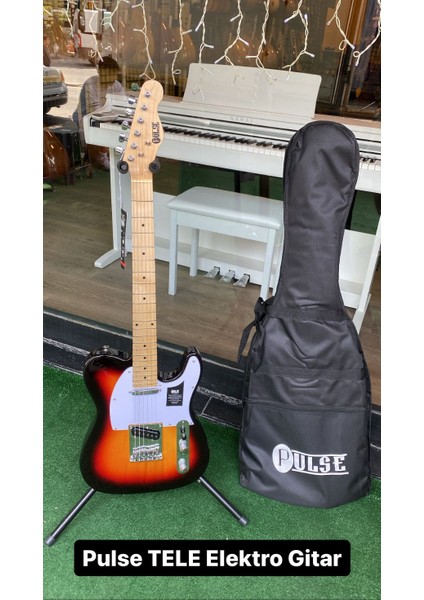 3M Music Elektro Gitar Telecaster Elektro Gitar Seti