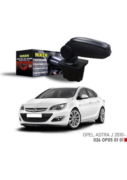 Araca Özel Kol Dayama Siyah Opel Astra J 10 Nrmsa