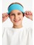 Aqua-Beyaz Kız Pamuklu Penye T-Shirt Bandana 2^li Takım -Spor Rahat Best Of Koleksiyon 3 3