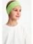 Fıstık YeşiliBeyaz Kız Pamuklu Penye T-Shirt Bandana 2^li Takım -Spor Rahat Best Of Koleksiyon 3 5