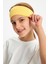 Sarı-Beyaz Kız Pamuklu Penye T-Shirt Bandana 2^li Takım -Spor Rahat Best Of Koleksiyon 3 5
