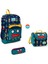 Coral High Kids Lacivert Çivit Robot Desenli 3’Lü Okul Çanta Seti 23472 1