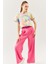 Batik Gökkuşağı Oversize Rahat Pamuklu Penye Bisiklet Yaka Kısa Kol Basic Crop T-Shirt 1
