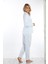 Ekstra Yumuşak Kumaş Uzun Kol Pijama Takımı / 98220 5