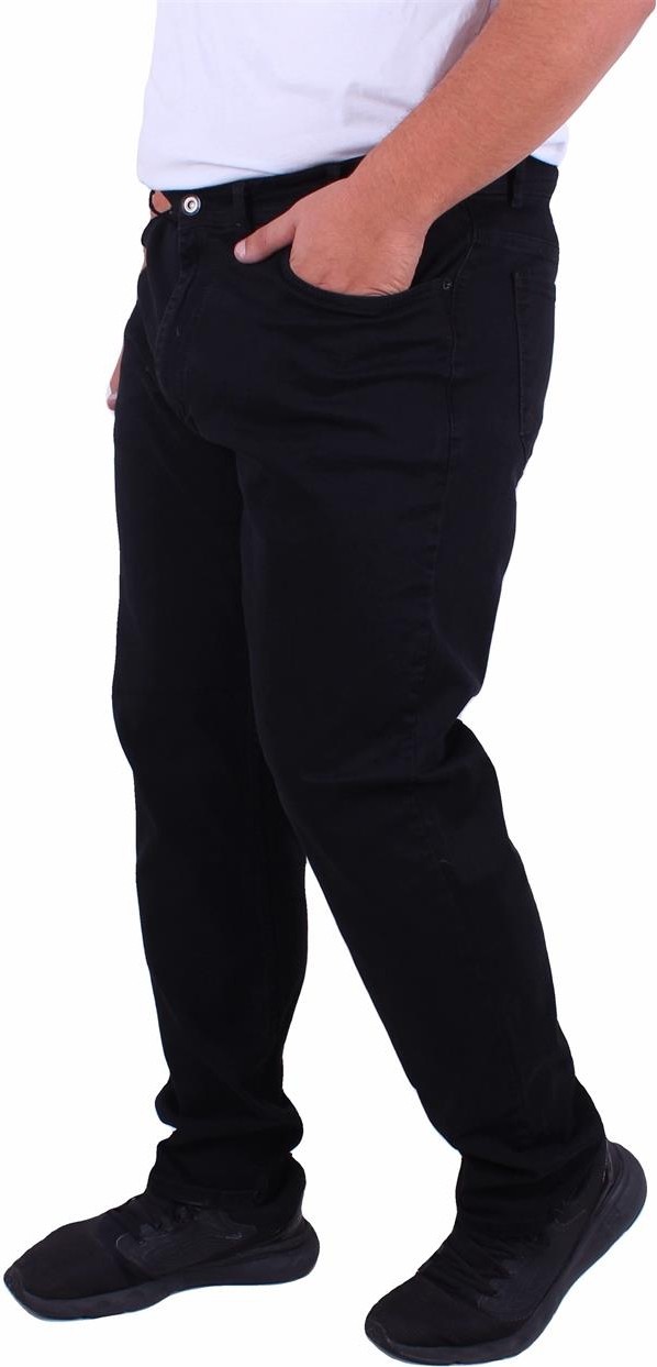 Moc Grande Mocgrande Büyük Beden Kot Pantolon Power Lycra Madrid 11900 Sıyah görsel 2