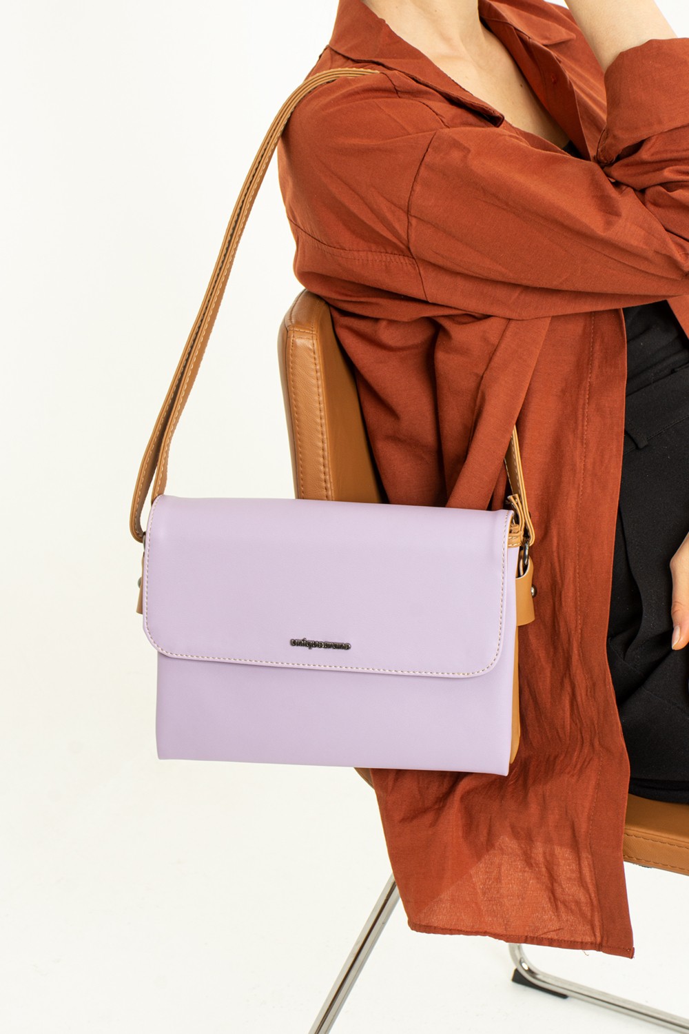 unique crane bags Kadın Siyah Çapraz, Omuz, Postacı Çantası görsel 5