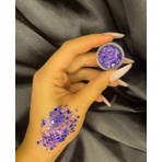 Hb Tasarım Parlak Glitter Jel Far Simli Jel Far Mor